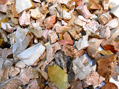 Rockhound's 1st Choice Rock Tumbler Gem Refill Kit -Natural Australia Pink Opalite Rough- 8oz