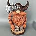 FANMEI Poupée de GNOME de Guerrier Viking, Ornement décoratif de GNOME Nordique de poupée en résine, Cadeau de Vacances de décoration de GNOME de Bureau
