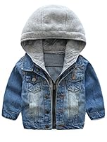 Algopix Similar Product 11 - Abolai Baby Boys Basic Denim Jacket