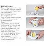 Lemon/Lime Slicer, to Garnish Food Drink - Stainless Steel Lime Cutter | Lemon Wedge Cutter for Perfect Lime Slices rebanador de limon - Chelda Lemon Salt and Tequila - Image 4