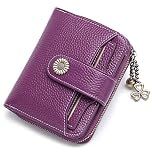 SENDEFN Purses for Women Genuine Leather Small Bifold Compact Womens Wallet with RFID Protection