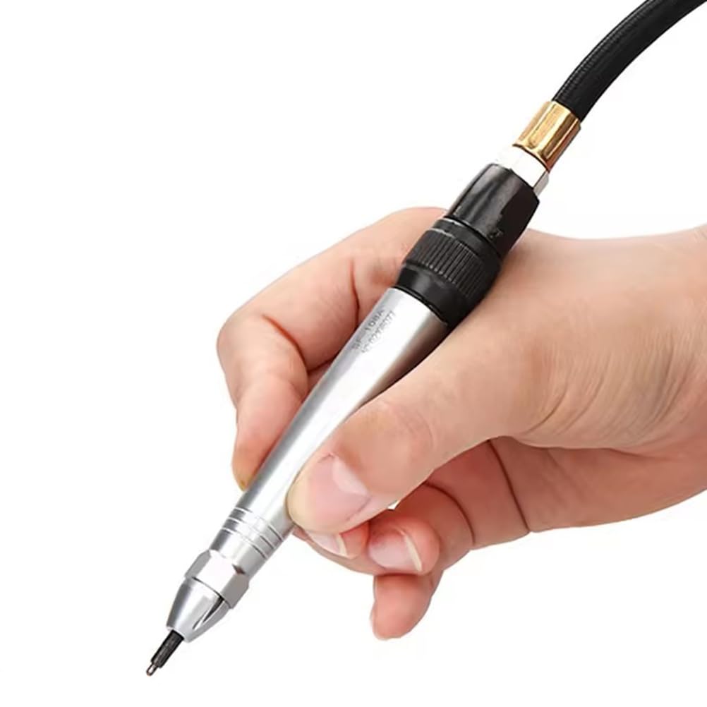 Penna per incisione, kit di strumenti pneumatici per metallo, legno, vetro, plastica, include punta extra per penna stilo - Matita per incisione per marcatura precisa