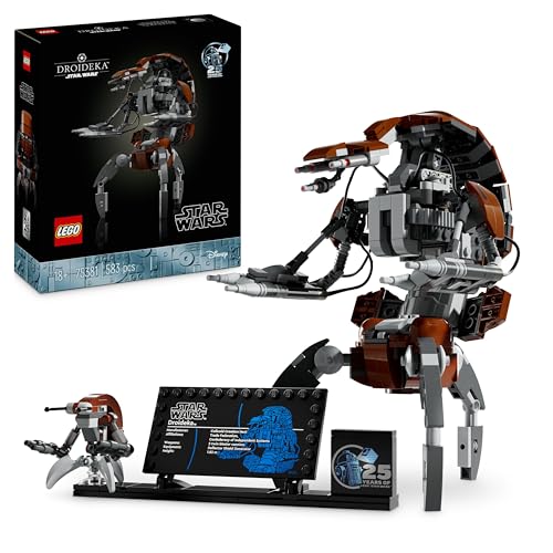 LEGO Star Wars Le Droïdeka - Droïde Destroyer en Briques à Collectionner - Set de Construction pour Le Jeu créatif et modèle à Exposer - Idée de Cadeau pour Les Adultes Fans de la Saga 75381