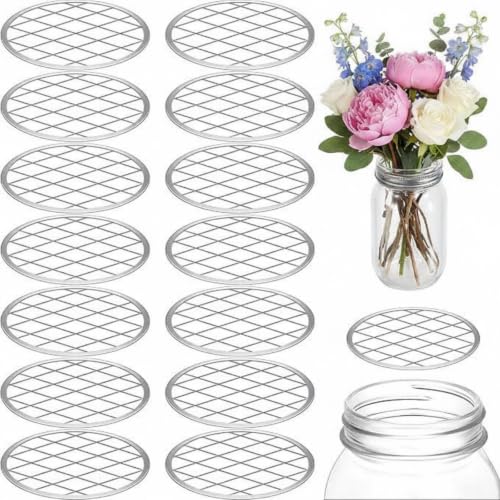 Mason Jar Flower Insert Lids