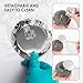 ZJRDYYK Stainless Steel Wool Scrubber with Handle, Handled Steel Wool Scrubber, Metal Scrubbers for Scouring Stubborn Messes from Cast Iron, Pots, Pans, Grill, Stoves, Sink (10PCS)