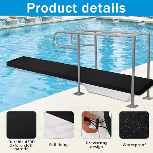 Funda para tabla de clavados de piscina de 8 pies miniatura 4