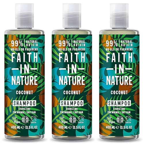 Image of Faith in Nature Coconut Shampoo x 3