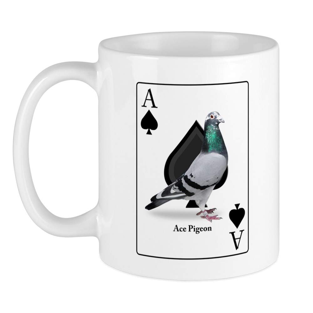 Amazon.com: CafePress Ace Of Spades Racing Pigeon Regular Mug Ceramic Coffee  Mug, Tea Cup 11 oz : Home & Kitchen