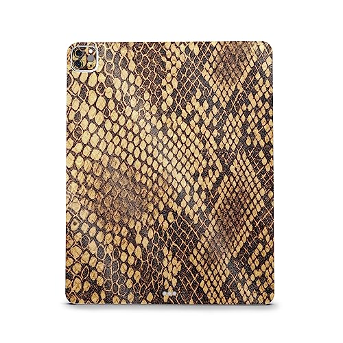 Image of MightySkins Carbon Fiber Skin Compatible with Apple iPad Pro 12.9 inch M2 6th Gen (2022) Full Wrap Kit - Rattleskin | Protective, Durable Textured Carbon Fiber Finish | Easy to Apply | Made in The USA