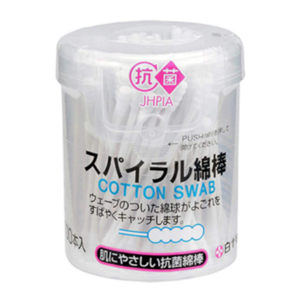 Amazon | 白十字 FC スパイラル綿棒 100本入 | 白十字 | 綿棒