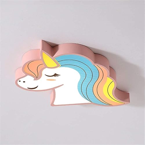 Miniatura 2 de Luz de montaje con control remoto para niñas y niños, luz de techo con forma de unicornio, dormitorio infantil, regalos de unicornio para habitación