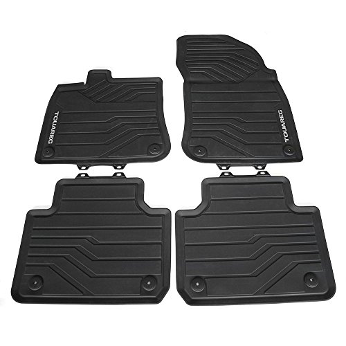 Volkswagen 76106150082V Allwettermatten Gummi Fußmatten Original Gummimatten 4-teilig, schwarz mit...
