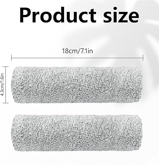 Image of ECOVACS Original Accessory Roller Brush for DEEBOT T80 OMNI | X8 Pro Omni Roller Mop, Anti-Tangle Brush Deep Cleaning Carpet Extraction Dirt Removal (Not Compatible to Any Other Model)