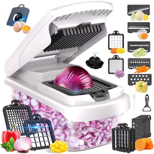 Cortador y rallador multifunción 15 en 1 para verduras miniatura 1