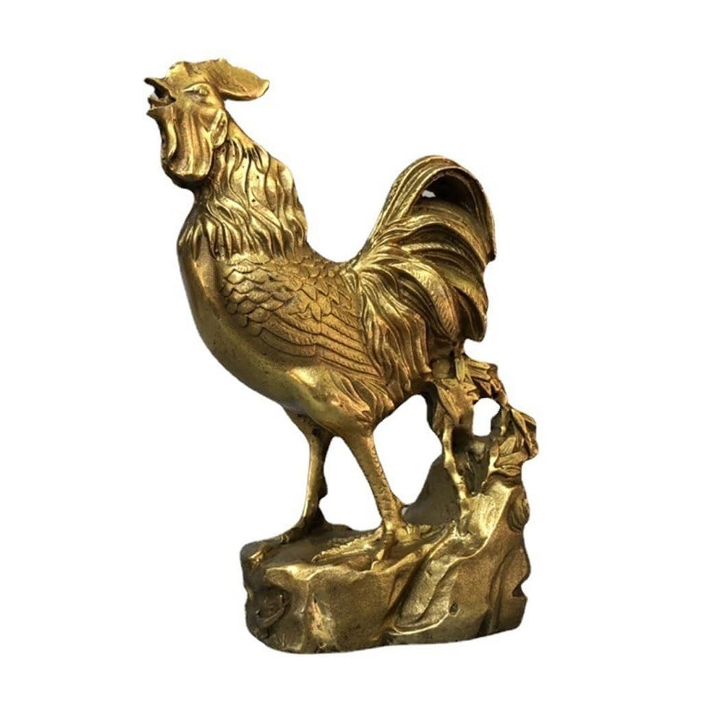 IUokLU Home Decor Statues Brass Ornaments Home Living Room Crafts Decoration Copper Entrance Table Sculpture Desktop Figurines