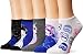 Star Wars Women's 5-Pack Episode 7 No Show Socks, Dark Purple, 9-11