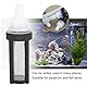 10 Stück Mikropumpenfilter aus Edelstahl, Aquarium, Wasserpumpe, Filter, Schlauch, Netz, für 7 mm, 8 mm, Schlauch, Tauchpumpen