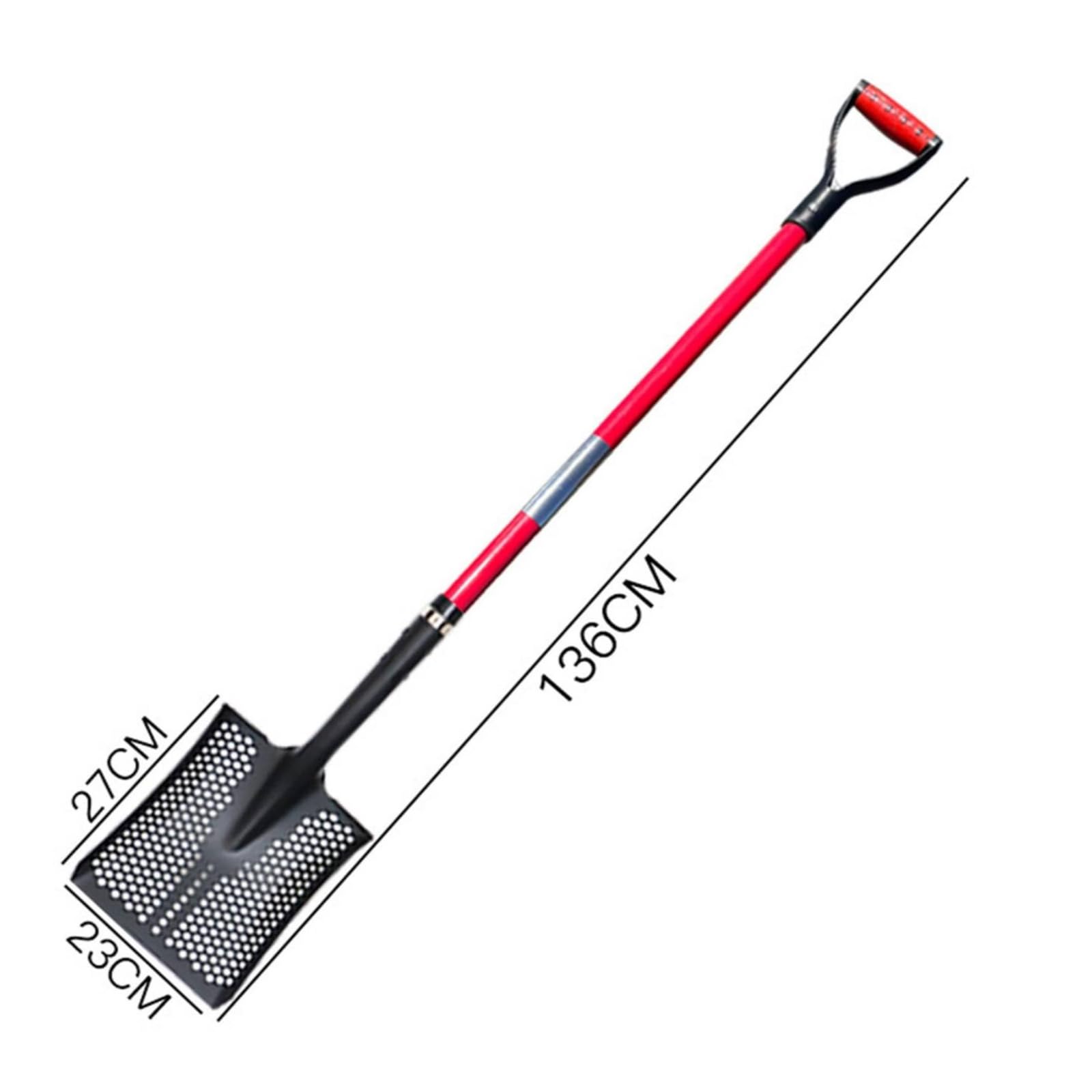 Baoblaze Pala Forata Drenaggio Badile Perforato Traforata con Struttura Smontabile E Manico Esteso per Materiali Misti Adatta per Manutenzione del