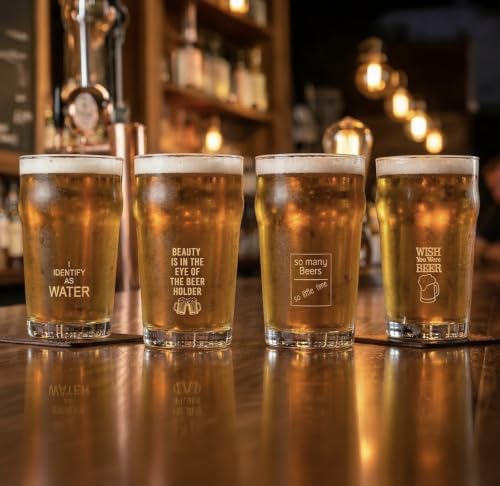 Image of Sipologie Imperial Pint Beer Glass 570ml - Set of 2, Doctors Hate This