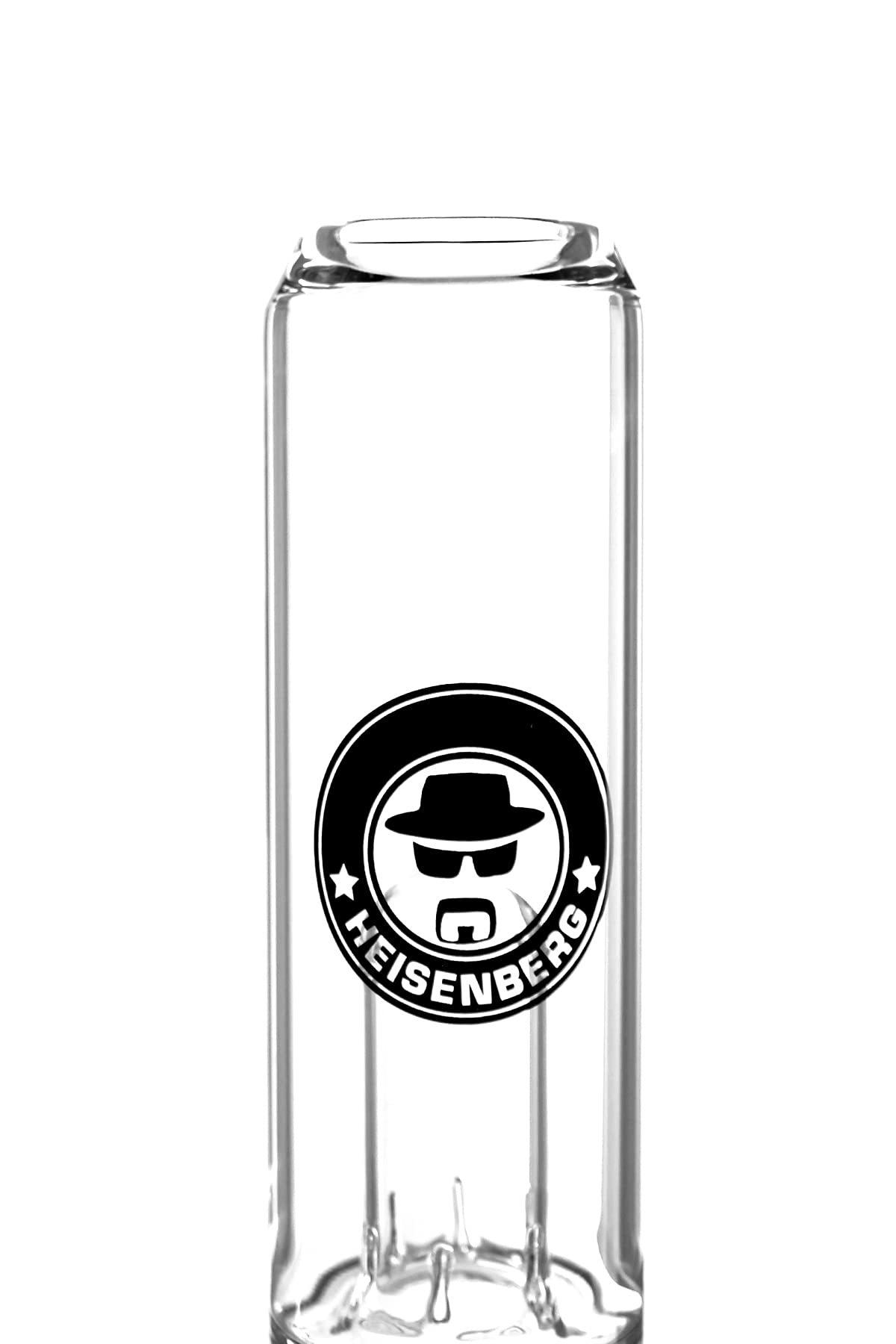Heisenberg Bulbulator Glasbong mit Doppel Dome Perc NS29 48cm Wandstärke 5mm 29,2er Schliff