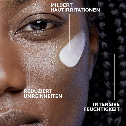 La Roche Posay Feuchtigkeitspflege bei austrocknender Akne-Behandlung, Mildert Unreinheiten und regeneriert, Mit Niacinamid und Provitamin B5, Effaclar H Iso-Biome, 40 ml