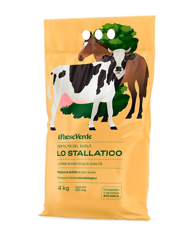 Lo Stallatico 4kg Il Paese Verde.Concime organico biologico, totalmente naturale a base di letame...