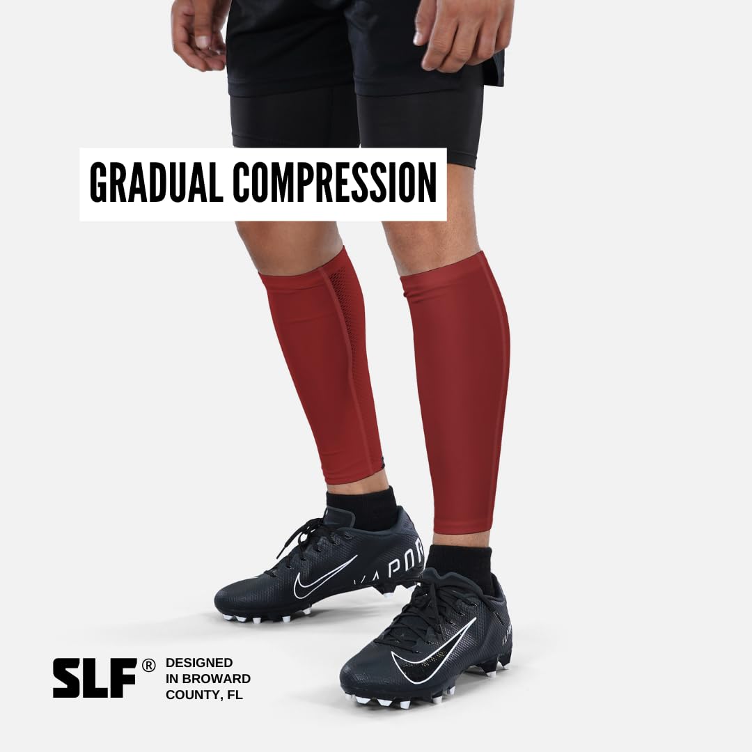 Hue Maroon Calf Sleeves
