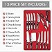 Miracle Blade World Class Professional Series 13 Piece Chef's Knife Collection - Ergonomic and Versatile Flash Forged Blades
