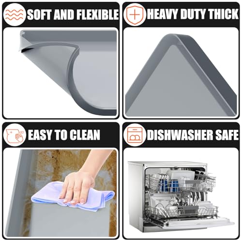 Tapis de cuisson en silicone couverture complète plancha robuste 55,9cm - 6