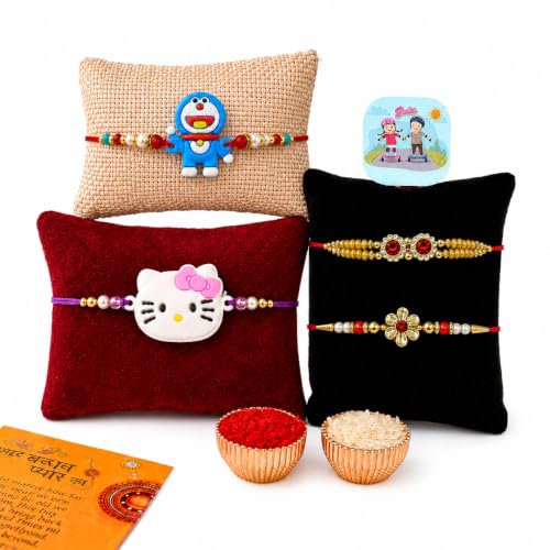 CraftVatika Magnet Rakhi Set of 4
