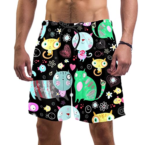 Short de plage à séchage rapide JDEZ maillots de bain hommes légers