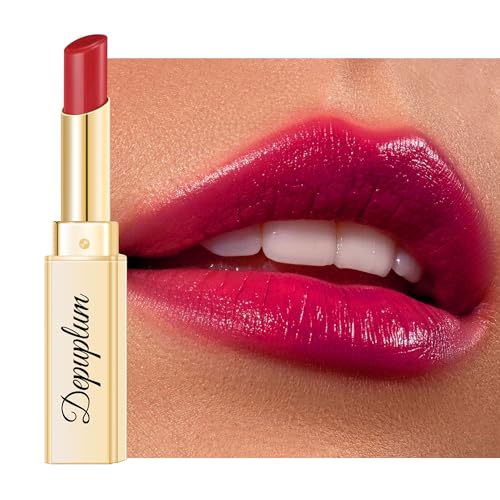 Image of Depuplum Red Lipstick for Women Moisture Lip Gloss Tinted Lip Balm