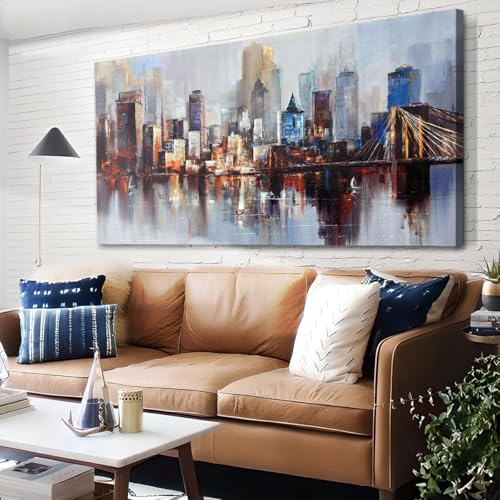 Arjun Brooklyn Bridge Wall Art Modern New York City Abstract