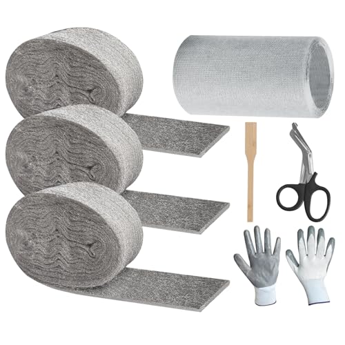 Steel Wool Mice Control, Hole Filler for House Walls Garden Garage