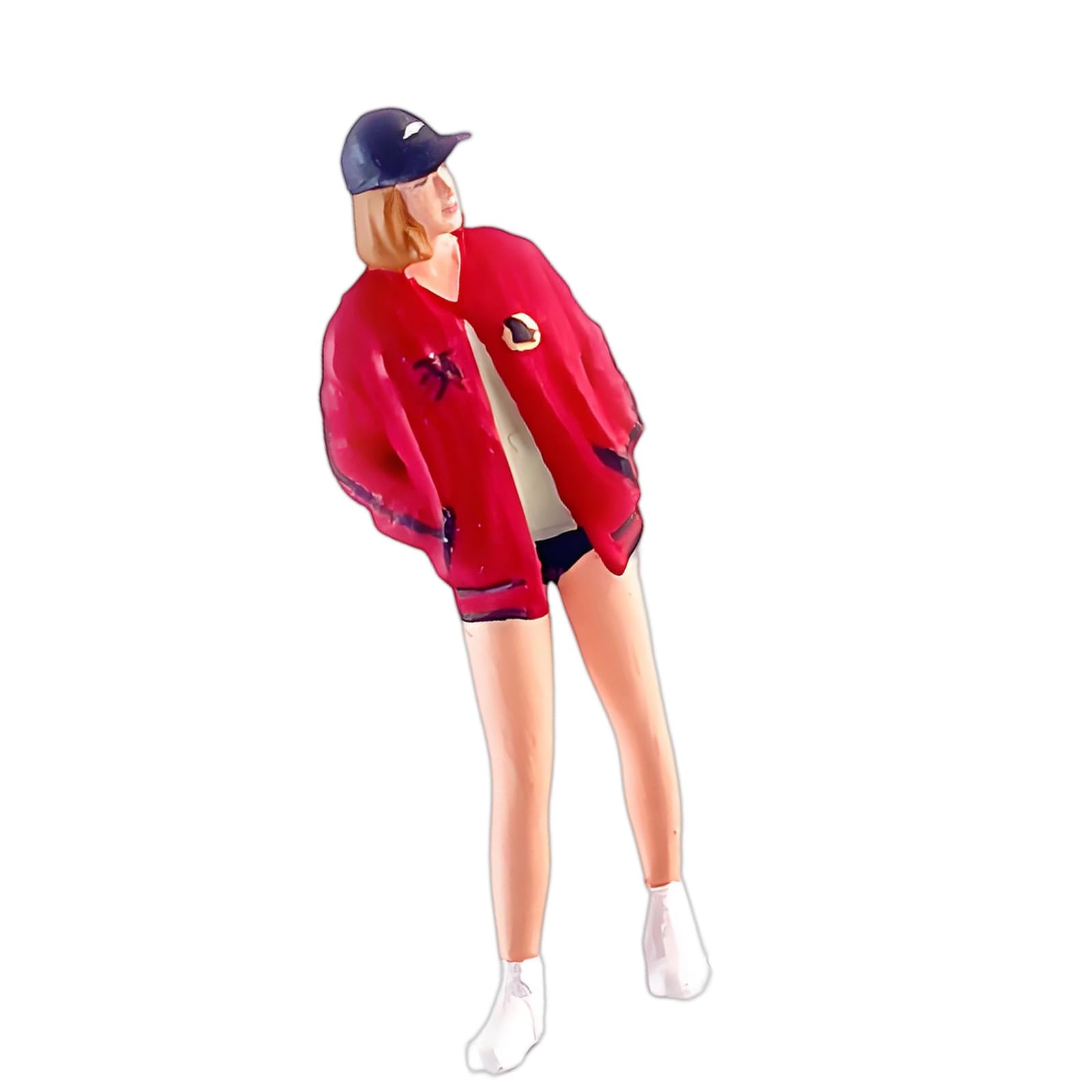 Hredyqw Women Figures Model 1:64 Scale Hand Painted Miniature People Figure for Architectural Display Dioramas Props