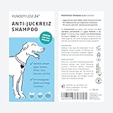 Natürliches Hundeshampoo gegen Juckreiz 3in1 - Mit Fellglanzformel und integriertem Conditioner - Unterstützend bei Milben, Flöhe & Pilzbefall - Shampoo für Hunde, Katzen und Jungtiere 500ml