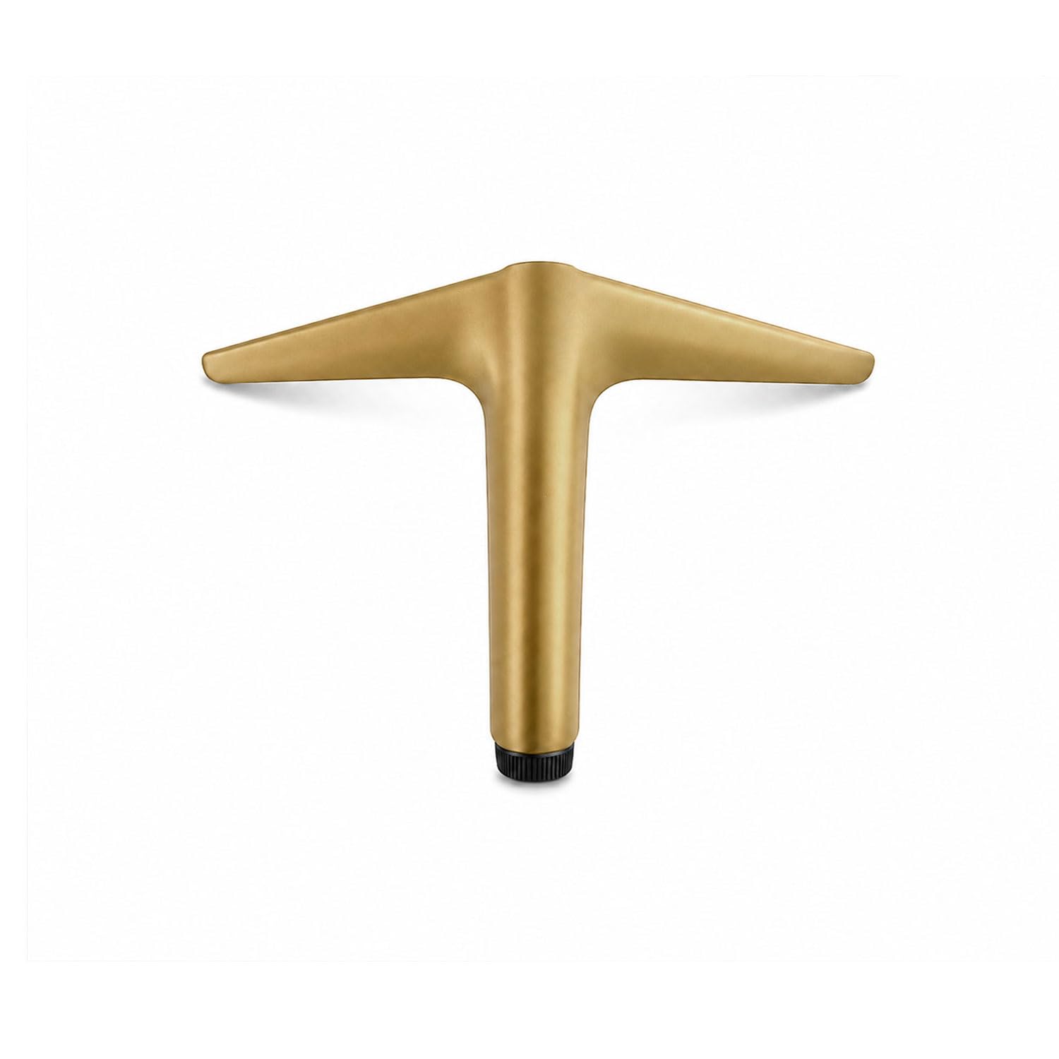 AYDOS Mat Altın Metal Mobilya Ayağı 12 Cm 1 Adet Şık Dayanıklı Koltuk Sehpa Ayağı Modern Tasarım
