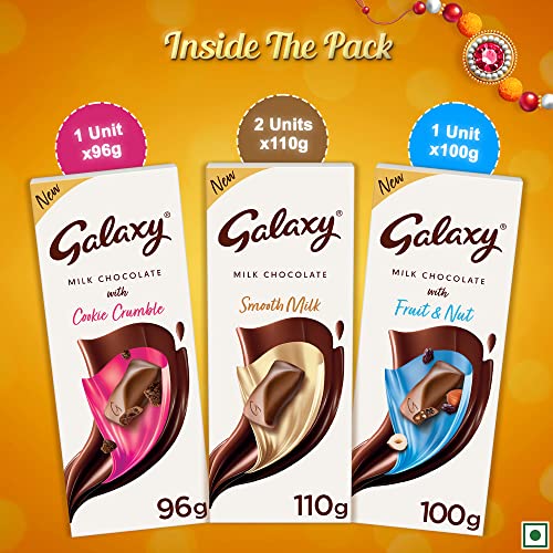 Image of Galaxy Birthday Chocolate Gift Pack, 4 Bars - 416g