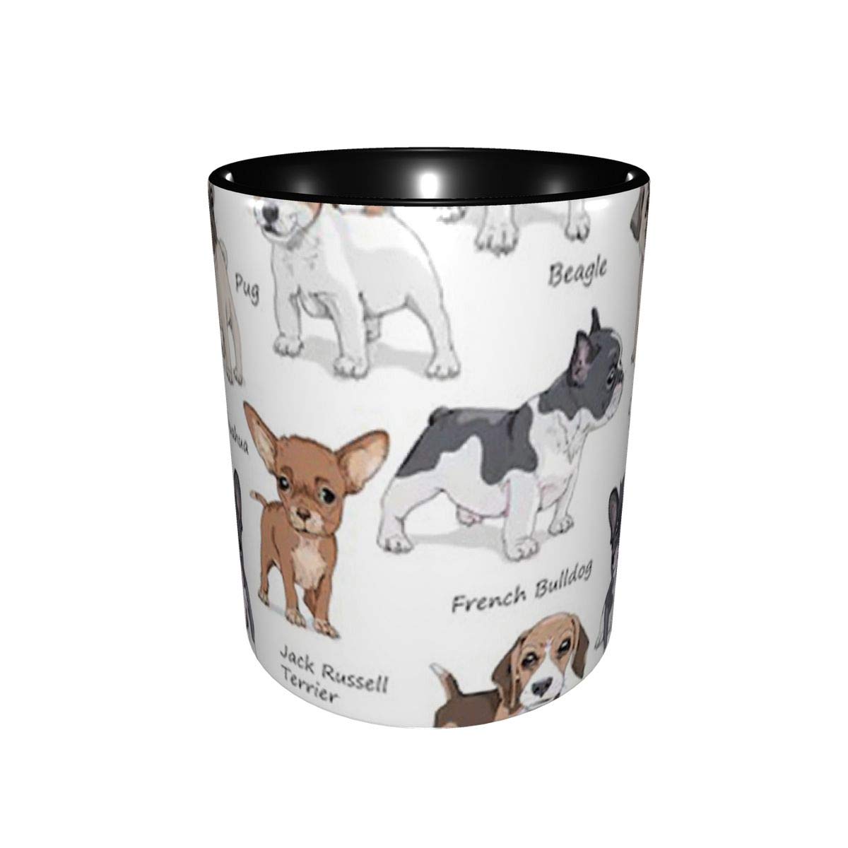 犬柄　マグカップ Amazon.co.jp: マグカップ チワワ柄 犬 (4) コーヒーカップ