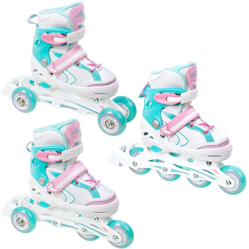 Patins en ligne 3in1 et patins à roulettes réglables Triskates Raven Lia