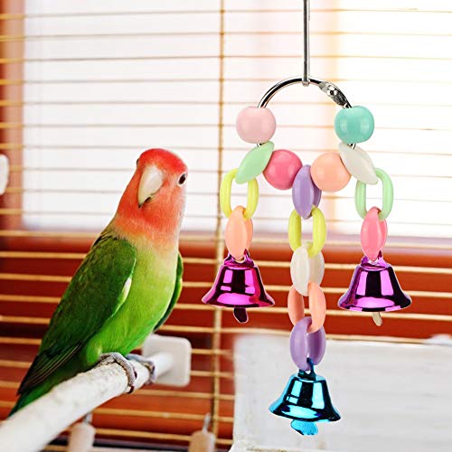 Papegaai Kauwspeelgoed, 6 stks/set Huisdier Schommel Levert Kleurrijke Opknoping Vogelspeelgoed, Vogel Speeltuin voor… - Afbeelding 7