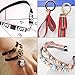 PH PandaHall 680pcs Ribbon Ends 6 Size 4 Color Leather Ribbon Crimps Bracelet Bookmark Pinch Crimp Clamp End Cord Fasteners Clasp End Fastener Clasps for Choker Jewelry Making 8/10/12/15/20/25mm