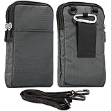 Herren Gürteltasche Handy, Handy Schultertasche Klein, 6.7 Zoll Universal Umhängetasche Portemonnaie Herren Handyhalter Handy Gütelclip Handytasche Klein Gürteltaschen mit Gürtelschlaufe und Karabiner