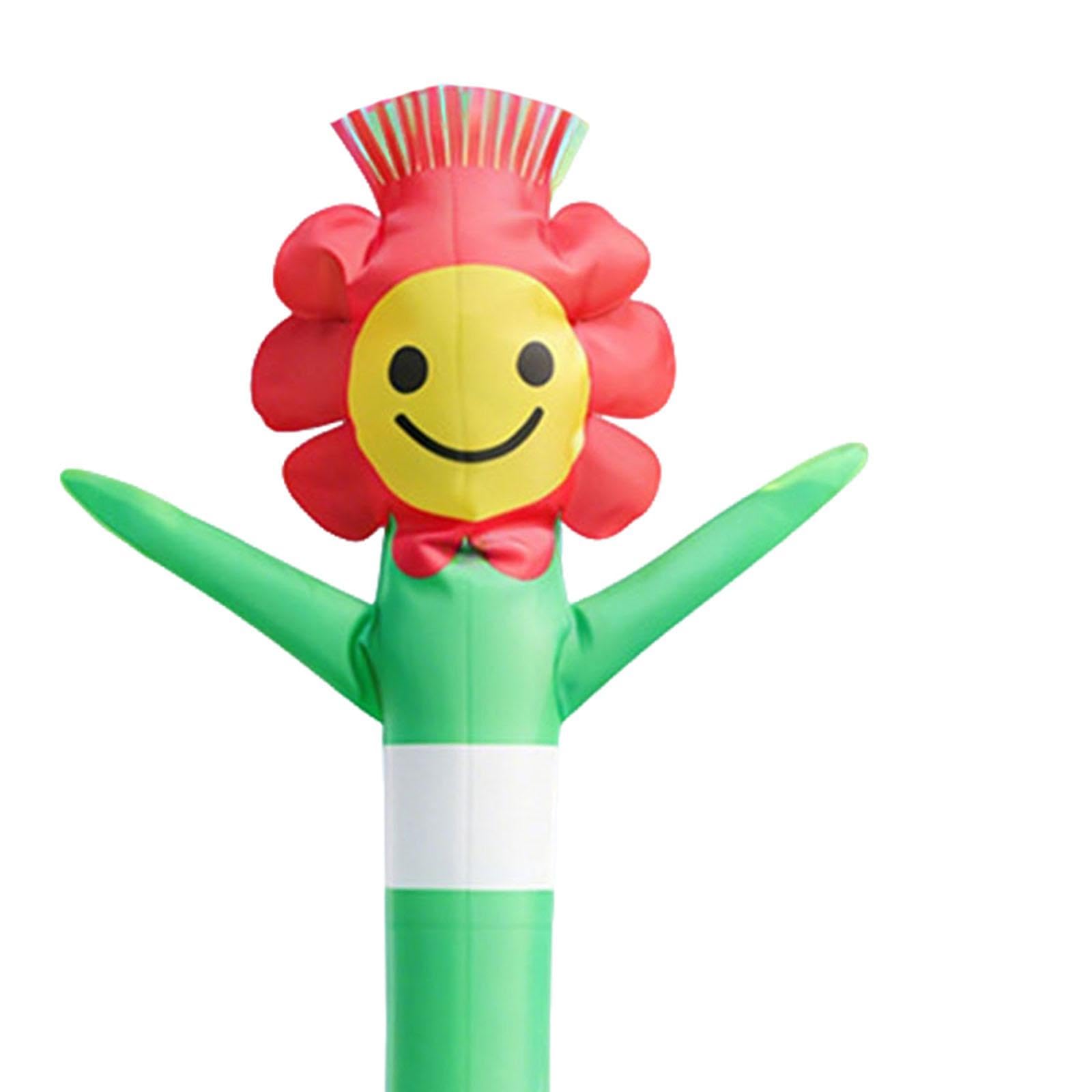 Oshhni Wacky Waving Gonfiabile a forma di tubo, con soffiatore, portatile, robusto, decorazione da scrivania, divertente, regalo per ufficio a casa, Fiore