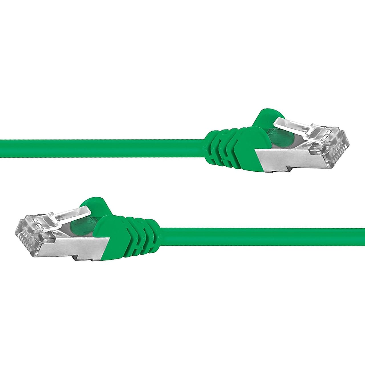 Premium Cord Patch Cable CAT6a S-FTP, RJ45-RJ45, AWG 26/7 10m Colour Green