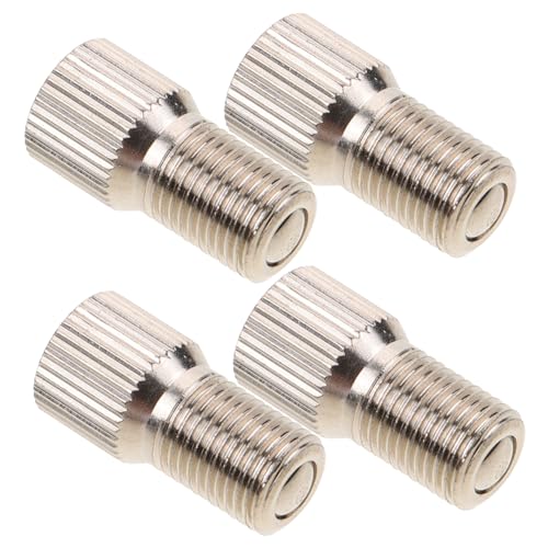 BESPORTBLE 4pezzi Estensione Stelo Valvola Adattatore Valvola Pneumatico in Acciaio Prolunga Asta Di Gonfiaggio Per Veicoli a Motore