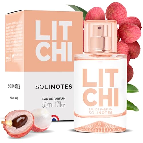 Image of Solinotes Lychee Eau de Parfum, Hibiscus & Musk, for Women & Men, 1.7 Fl Oz