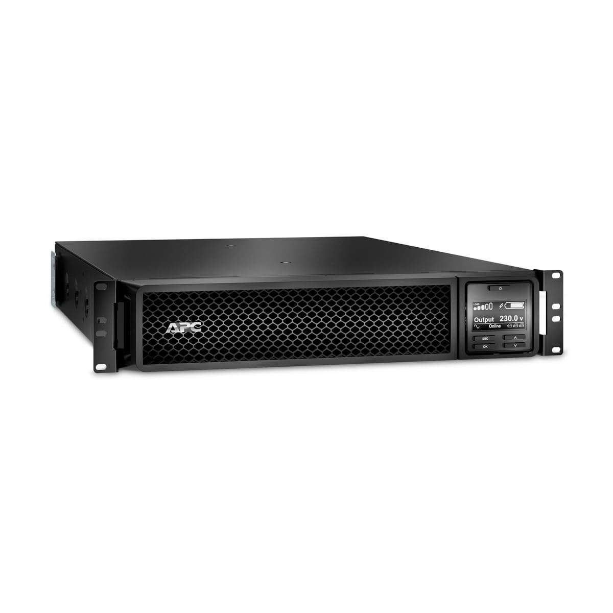 APC by Schneider Electric Smart-UPS SRT - SRT3000RMXLI - Sistema de alimentación ininterrumpida (SAI) 3000VA - RM, (8) IEC C13, (2) IEC C19, Consola de Estado y Control LCD multifunción