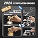 JOREST Watch Repair Kit + Watch Press Tool, Battery Replacement, Strap Adjustment, Wrench Opening Back Cover, Case Opener/Closer, Link Remover Sizing Bracelet, Screwdriver Band Pin Removal, Spring Bar