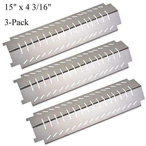 GasSaf Grill Heat Plate Replacement for Charbroil, Thermos, Centro, Costco Kirkland, 3-Pack 15
